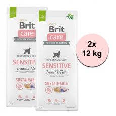 Brit Care Dog Sustainable Sensitive 2 x 12 kg