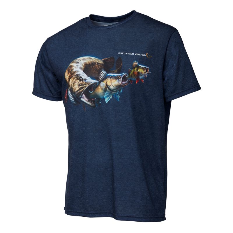 Savage Gear CANNIBAL TEE BLUE M