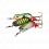DAM Effzett Standard Spoon 3,2cm/6g Olive/Chartreuse Tiger UV