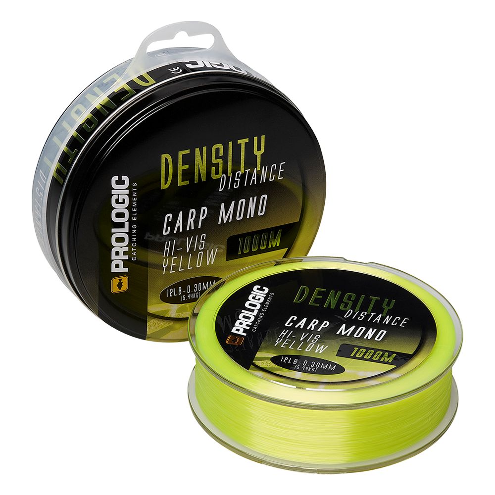 Prologic Monofilament DENSITY DISTANCE 1000M HI-VIZ – rumen  0.33MM 6.15KG 13.5LBS