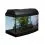 Akvarij STARTUP 40 LED Expert 6W - upognjen - črn