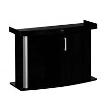 Komoda za akvarij COMFORT 80 x 35 x 67 cm - OVALNA – ČRNA