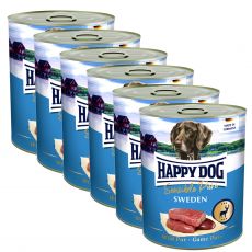 Happy Dog Wild Pur Sweden / divjačina, 6 x 800 g