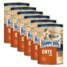 Happy Dog Pur - raca, 6 x 400 g
