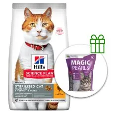 Hill's Science Plan Feline Young Adult Sterilised Cat Chicken 10kg + stelja BREZPLAČNO