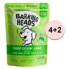 BARKING HEADS Chop Lickin’ Lamb GRAIN FREE 300g 4+2 BREZPLAČNO