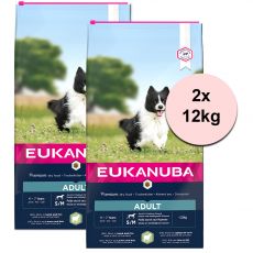 EUKANUBA ADULT Small & Medium Lamb - 2 x 12 kg