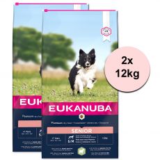 EUKANUBA Senior Small & Medium Breed Lamb 2 x 12 kg