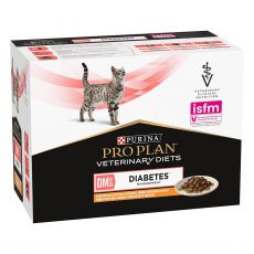 Purina Pro Plan Veterinary Diets Feline – DM Diabetes Management Chicken 10 x 85 g