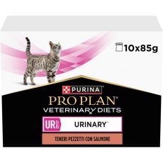 Purina Pro Plan Veterinary Diets Feline – UR St/Ox Urinary Salmon 10 x 85 g