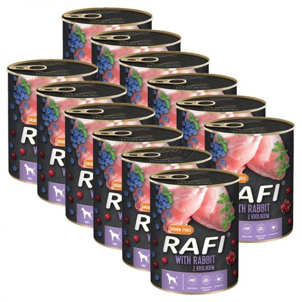 Rafi R G Rafi Adult GF Paté with Rabbit 12 x 800 g | ABC-ZOO