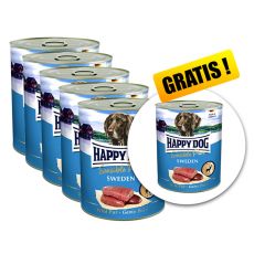 Happy Dog Wild Pur Sweden divjačina, 800 g 5+1 BREZPLAČNO