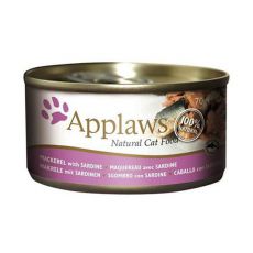 Applaws Cat - konzerva mačje hrane s skušo in sardino, 70 g