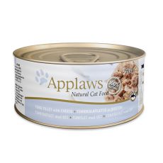 Applaws Cat - konzerva mačje hrane s tuninim filejem in sirom, 70 g