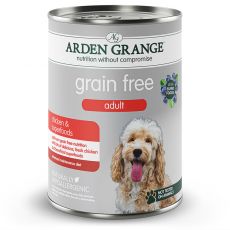 ARDEN GRANGE Grain Free Adult Dog Lamb & Superfoods 395 g