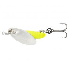 Savage Gear Grub Spinners Silver Yellow, velikost 1, 3.8g