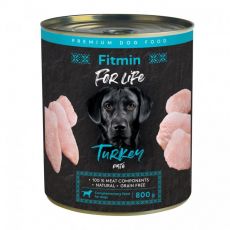 Konzerva Fitmin For Life TURKEY pašteta 800 g