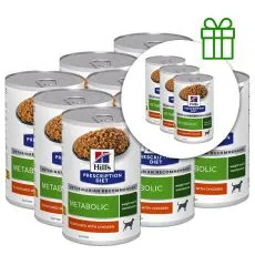Hill's Prescription Diet Canine Metabolic Chicken 370 g, 9+3 BREZPLAČNO