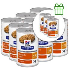 Hills Prescription Diet Canine c/d Multicare Chicken 370 g 9+3 BREZPLAČNO