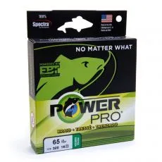 PowerPro pletena vrvica 135m 0,15mm 9kg Moss Green