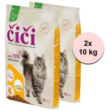 CHICI briketi za mačke - piščanec 2 x 10 kg