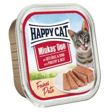 Happy Cat Minkas DUO Paté perutnina in govedina 100 g