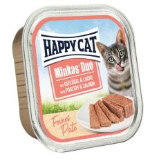 Happy Cat Minkas DUO Paté perutnina in losos 100 g
