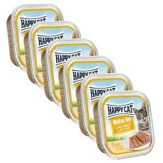 Happy Cat Minkas DUO Pat&eacute; govedina in kunec 6 x 100 g
