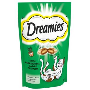 Dreamies priboljški z mačjo meto 60 g