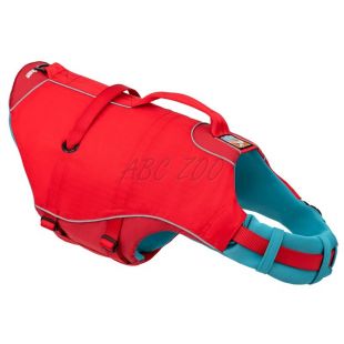 Kurgo Surf N Turf Dog Life Jacket Plavalni jopič za pse, XL rdeč