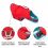 Kurgo Surf N Turf Dog Life Jacket Plavalni jopič za pse, XL rdeč