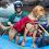 Kurgo Surf N Turf Dog Life Jacket Plavalni jopič za pse, XL rdeč
