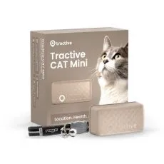 Tractive GPS CAT Mini + ovratnica - sledenje lokaciji in aktivnosti va&scaron;e mačke - rjava