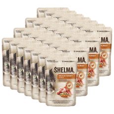 Shelma Cat vrečka puran-rakitovec v omaki 28 x 85 g