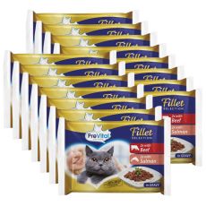 PreVital Fillet Selection govedina/losos v omaki 60 x 85 g