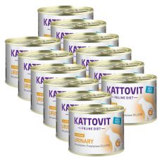Kattovit Urinary piščanec v konzervi 12 x 185 g
