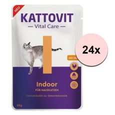 Kattovit Vital Care Indoor vrečka piščanec 24 x 85 g