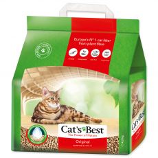 Pesek za mačke, organski, grudast - Cats Best Original 10 L