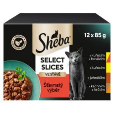 Sheba Select Slices vrečke Juicy Selection 12 x 85 g