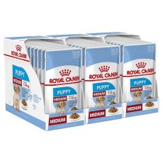 Vrečka Royal Canin Medium Puppy 30 x 140 g