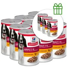 Hill's Science Plan Canine Adult Chicken 370 g, 9+3 BREZPLAČNO