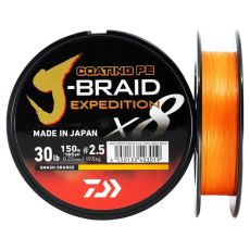 Daiwa J-Braid Exped. X8E 0.13mm-150m smash orange