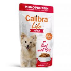 Calibra Dog Life Adult Beef, vrečka 150 g