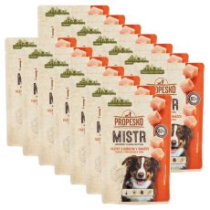 Propesko MISTR Dog vrečka za pse piščanec v omaki 14 x 85 g