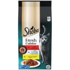 Sheba Fresh Cuisine Taste of Paris vrečke s hrano v soku 6 x 50 g
