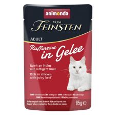 Animonda Vom Feinsten Raffinesse In Gelee piščanec in govedina v želeju 85 g