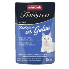 Animonda Vom Feinsten Raffinesse In Gelee piščanec in losos v želeju 85 g
