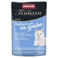 Animonda Vom Feinsten Raffinesse In Gelee piščanec in trska v želeju 85 g