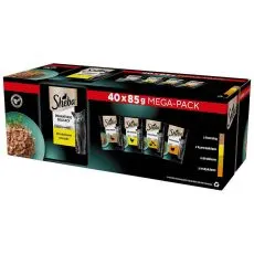 Sheba Delicacy Perutnina izbor vrečk 40 x 85 g