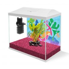 Akvarijski set Aquael LEDDY MINI 35 bele barve 19 l
